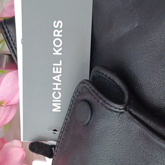 Michael Kors Leather Gloves Large NWT - Picture 2 of 10